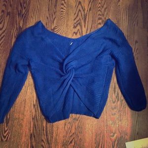 Blue sweater